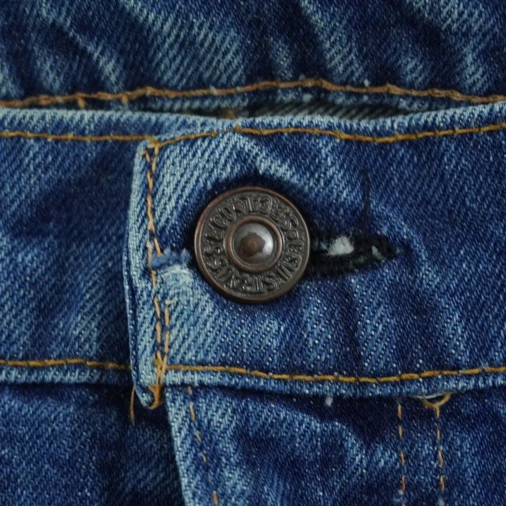 Levi's 505 Jeans Mens 35x31 Blue Vintage 70s Single Stitch Talon 42 Zipper